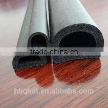 Hebei qinghe low price damping D shaped waterproof boat dense hard rubber fender gasket strip