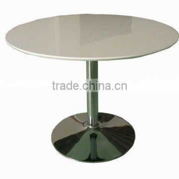 High glossy white coffee table