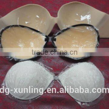 One-Piece Silicone Seamless Bra Strapless Silicone Bra photo-5