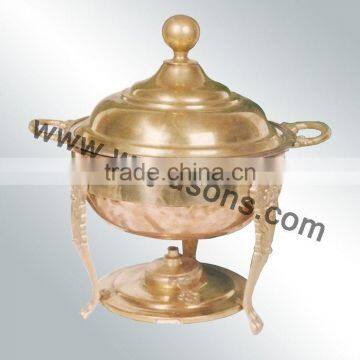 New Design Handmade Chafing Dish | Brass Plated New Design Weddings Used Chafing Dish photo-4
