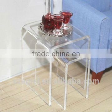 Custom Square Acrylic Side Table