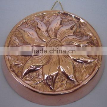 Copper cake molds with Tin Lining Lacquered