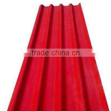 Chicken layer farm MgO roof tile with Anti-aging film coat and fiireproof insulation of 5mm thickness,960mm width