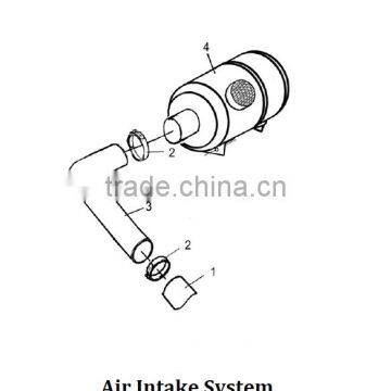 Supply Jinma Tractor Spare Parts & Air Intake System