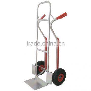 100KG light weight stair climbing aluminum hand truck with pneumatic tires