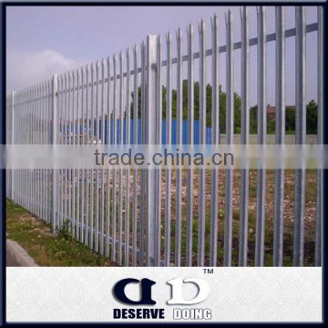 Hot dipped galvanized Palisade fence