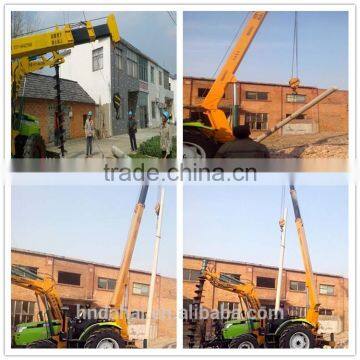 Electric Pole Erecting Crane & Digging Hole From DAHAI Factory photo-4