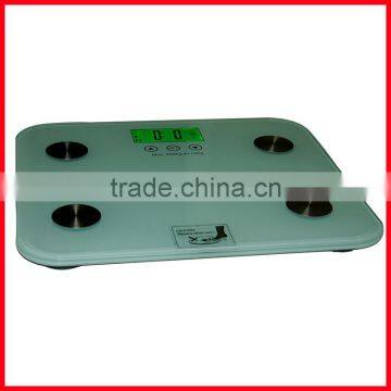 200kg Digital Body Fat Water Bone Calories BMI Analyser Glass Bathroom Scales photo-3