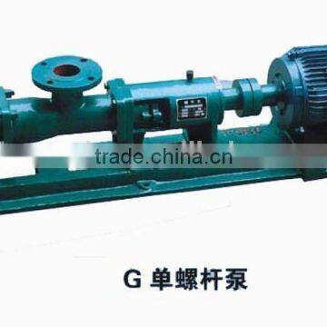 progressive cavity mono single screw pump used for sewage sludge, paper pulp, food,etc.