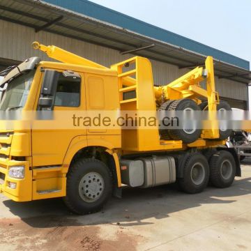 log transportation semi trailer