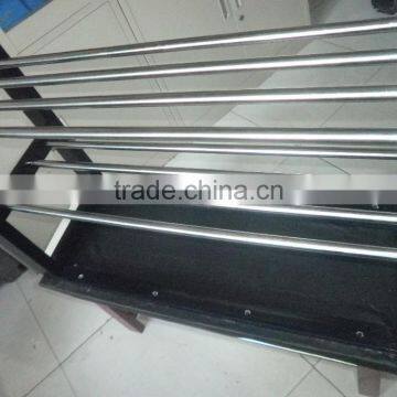 Leather Microfiber Black Frame Shoe Rack Bench photo-4