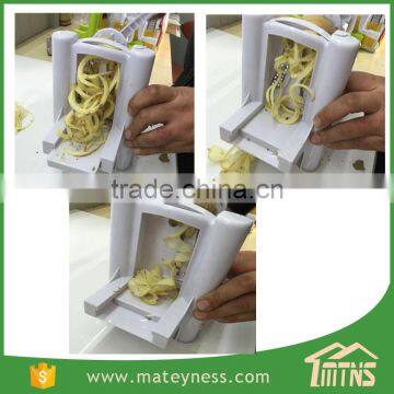 Tri-blade Plastic Spiral Vegetable Slicer photo-6