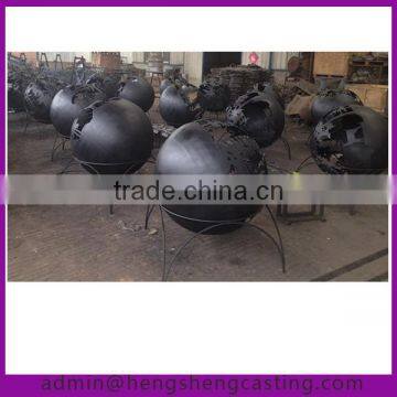 2016 hot sale in china factory 900*6mm carbon steel hemisphere for fire pits