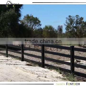 High quality durable white/beige/tan/black/horse fence factory