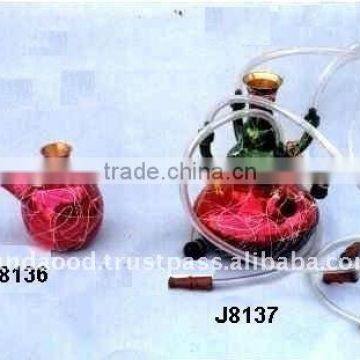 Hookah made in brass painted other colours and finishes also available