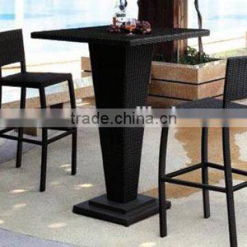 3pcs Fashion Design Wicker Outdoor Bar Stools