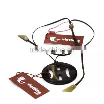 Water Buffalo Horn Necklace, 100% Handmade Necklace From Vietnam photo-4