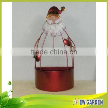 Cheap Price Unique Style Santa Claus Christmas Basket For Flower photo-3