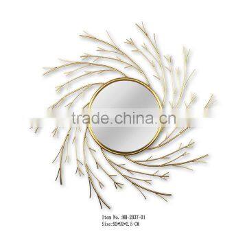 Interior Metal Frame Decorative Silver Mirrors photo-1