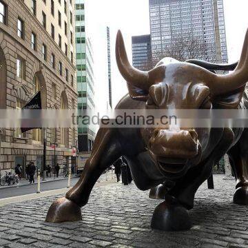 Animal Metal Bronze Garden Meatl Craft Bronze Foundry Brass Fighting Bull photo-2