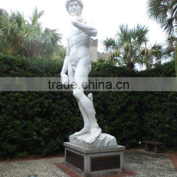 Large Outdoor Decoration Stone Carving Garden Statue David photo-2