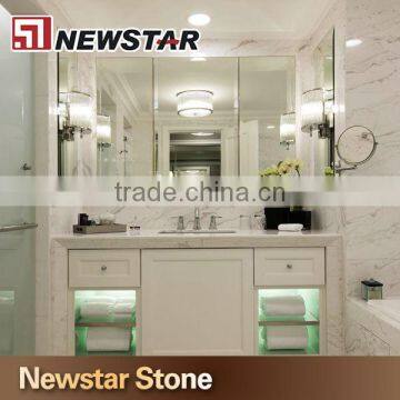 Newstar Volakas White Marble Countertops Marble Bathroom Vanity Sink Tops Double Vanity Tops