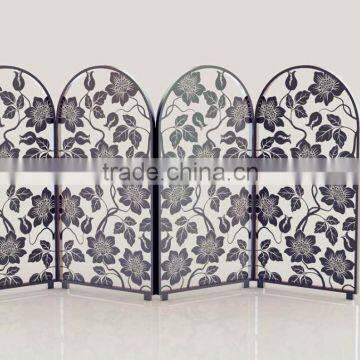 Chinese Style Living Room Furniture Bird Hollow Decorative Metal Folding Screen photo-4