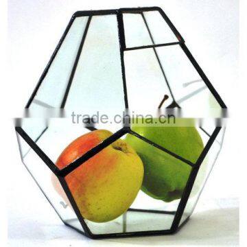 Stretched Dodecahedron 3 sizes Geometric Fruit Glass Terrarium