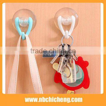 2016 Cute Wall Hooks Plastic Bath Hanging Unique Single Holder photo-3