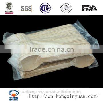 100% Birchwood Disposable Wholesale Wooden Cutlery photo-5