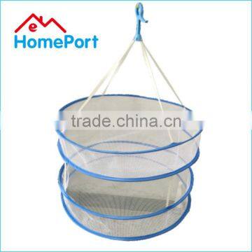 High Quality Folding Mesh 2 Layers Clothes Drying Rack Basket