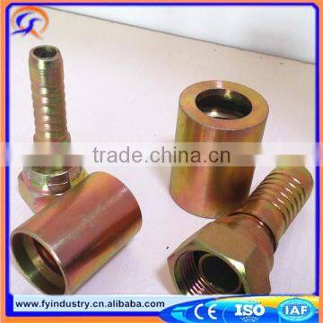 Carbon steel made in China CNC jic thread hydraulic hose pipe fittings