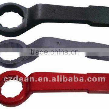 C45-Offset slogging spanner ring type,slugging wrench55mm and 65mm