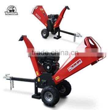 Comply With Europe Safety Regulation CE Approved Trailer Mounted Mobile Diesel Engine Wood Chips Making Machine photo-5