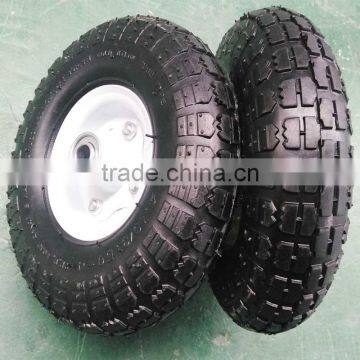 10inch 3.50-4 Metal Rim Air Pneumatic Wheel for Hand Truck