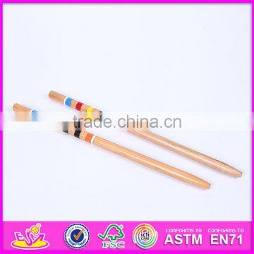 2016 Wholesale Outdoor Children Wooden 6-player Croquet W01A167 photo-3