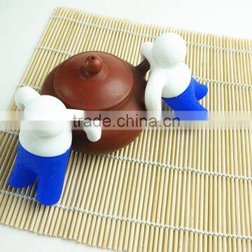 16158 Unique Cute Tea Strainer Silicone Tea Infuser Filter Teapot Teabags for Tea & Coffee Drinkware photo-2
