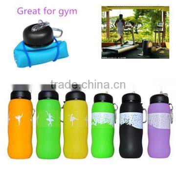 Small Manufacturing Ideas Silicone Folding Water Bottle photo-4