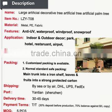 Indoor and Outdoor Artificial Palm Tree Artificial Coconut Palm Tree photo-2