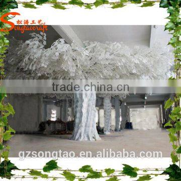 Biggest super width , New tree, white ficus leaf tree artificial plants of leaves