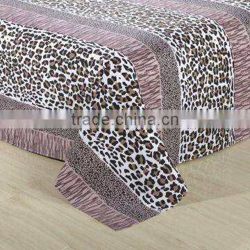 DISCOUNT!!2016 Reactive Printing Bedclothes New 3D Leopard Home Tetiles Set Duvet Cover Bedsheet Pillowcases Queen Size. photo-3