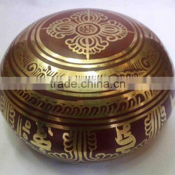 Best Selling Symbolic Colored Tibetan Meditation Healing Singing Bowl photo-5