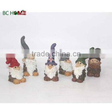 2015 new seven dwarfs statues garden gnome statue