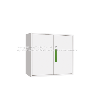 Metal doors book display white cabinet for study room/living room designs