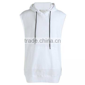 2017 Hot Sale Style Quality Custom Mens Sleeveless Hoodie photo-2