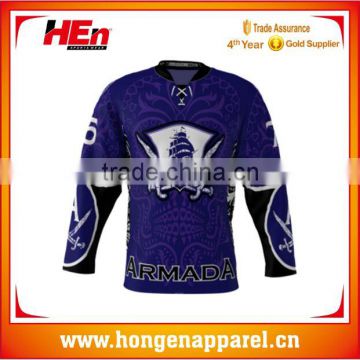 Hongen apparel Cheap Vintage Custom Ice Hockey Jersey Custom Sublimation Hockey Jersey For Team