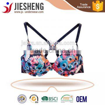 customized bra,sexy open genie bra,printing front closure bra,New design sexy sport bra(Accept OEM)