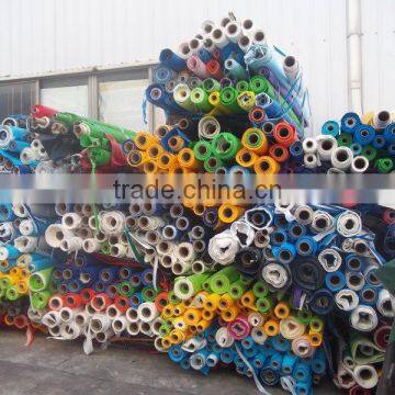 Pvc Coated Fabric Tarpaulin Stock Lots For Tent and Truck Cover photo-3