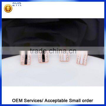 Fashion 925 Sterling Silver 2016 Latest Design Square Earring photo-4