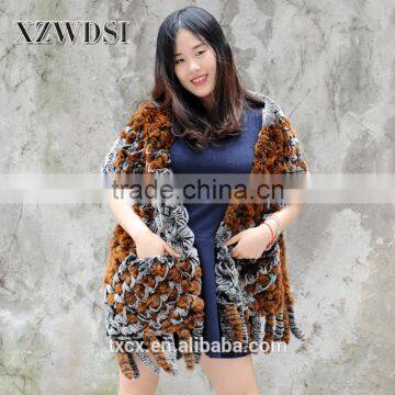 CX-B-65E Custom Made Woman Fur Scarf And Shawl photo-2
